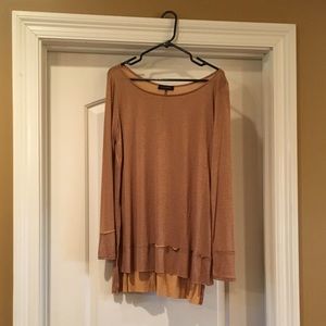 🛍Gold long-sleeved shirt